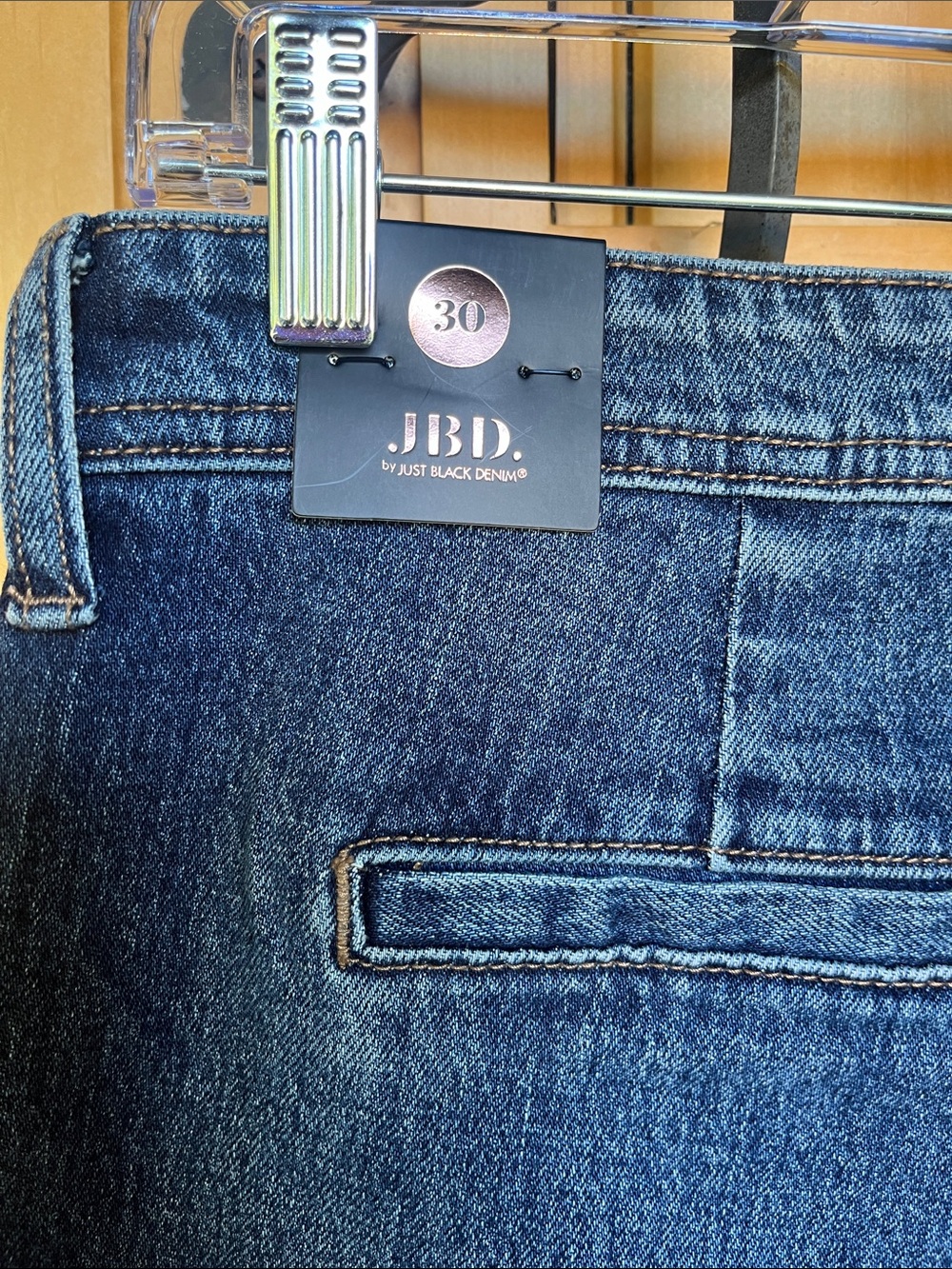 JBD Micro Patch Pocket Wide Leg Denim NWT - Picture 6 of 7